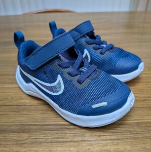 Nike Blue Navy Running Active Toddler Sneaker Shoes Size 6